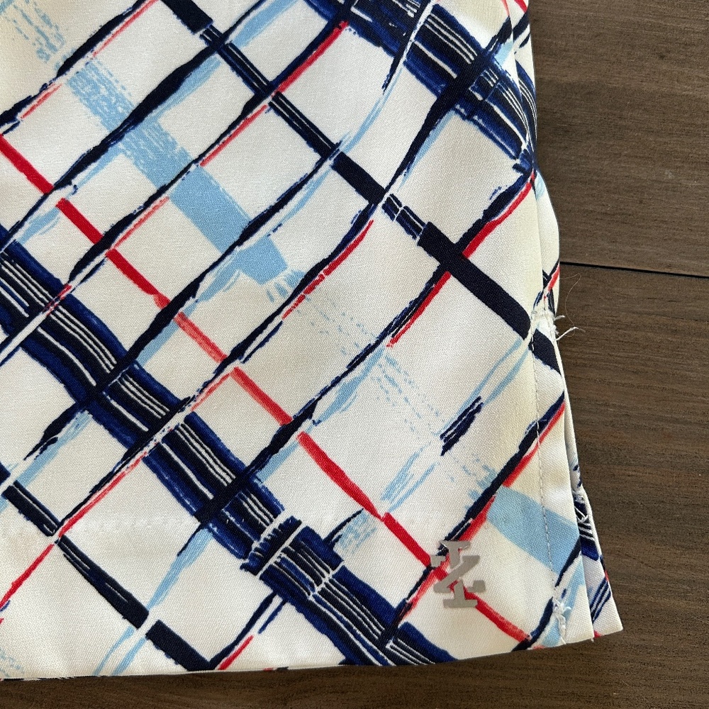 Golf Skort IZOD Red White and Blue Size 2 Like New 4th of July!